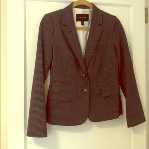 Navy Blue Pinstripe Jacket